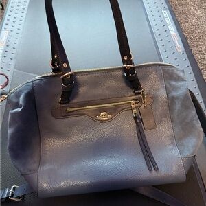 Coach Blue Leather Women's Bag